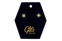 جليتز حلق نجمة كريستال مطلي