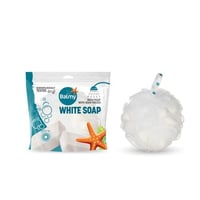 بالمي لوفة استحمام اسنفجية بالصابون الأبيض