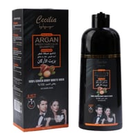 سيسيليا شامبو صبغة شعر السريعة بزيت الارغان اسود ط...