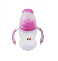 رضاعة طفل بمقبض كيكو 120 مل مع حلمة سيلكون