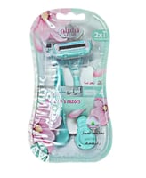 تشيلو طقم أمواس حلاقة نسائية اكثر نعومة بشفرات ربا...