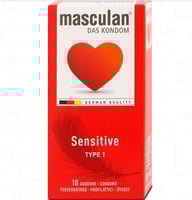 واقي ذكري حساس أكثر من ماسكولان - 10 قطع