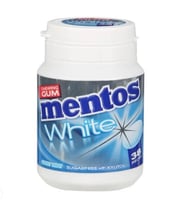 علك خالية من السكر من منتوس وايت 38 قطعة