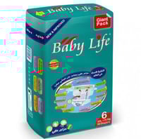 بيبي لايف حفاضات عبوة التوفير رقم 6 - 46حفاضة