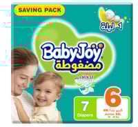 بيبي جوي مقاس (6) عبوة صغيرة 7 حفاضة