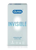 ديوركس واقي ذكري انفيزيبل اكسترا ثن - 6 قطعة