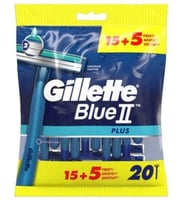جيليت ماكينة حلاقة بلو 2 بلس للرجال - 15 + 5 قطع