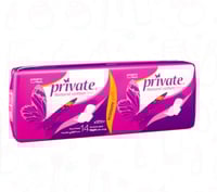 فوط صحية ليلية من قطن طبيعي رفيعة للغاية من برايفت...