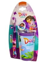 فرشاة أسنان نيكلودين للأطفال بغطاء صحي وكوب للشطف