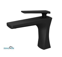 خلاط مغسلة أسود مقبض أسود برونزو / BRONZO