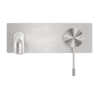 خلاط مغسلة جداري مع قاعدة اللون النيكل المصقول مع...