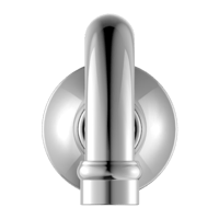 ماسورة 19 سم جدارية اللون الكروم (يورك تاريخي) - ن...