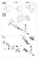 مخرج لزوم سماعة دفن مربع جروهي / GROHE