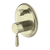 وجه خلاط شاور خطين - محول - اللون النحاسي العتيق م...