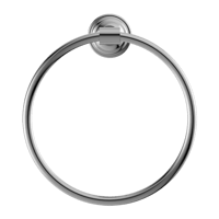 علاقة مناشف دائرية (18 القطر) اللون الكروم (يورك ت...