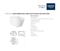 كرسي معلق جروهي مع غطاء هيدروليك يوروسيراميك تورني...