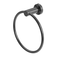 علاقة مناشف دائرية اللون معدني رمادي نيرو / Nero