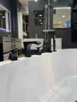 خلاط جاكوزي 5 فتحات أسود ليما / LIMA