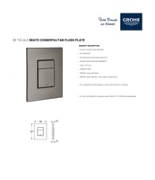 وجه خلاط سيفون مدفون جرافيتي جروهي / GROHE