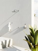 طاسة دش / شاور رأسي 30سم دائري اللون البرونزي المص...