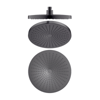 طاسة دش / شاور رأسي 25 سم دائري اللون المعدني الرم...