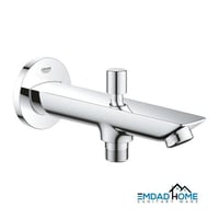 مصب مربع بمحول ماء كروم باو كوزمو جروهي / GROHE