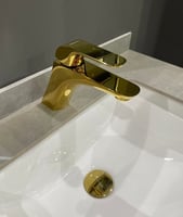 خلاط مغسلة ذهبي لامع ELITE الماني هزنت / HESANIT