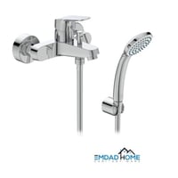 خلاط بانيو كروم مع لي و سماعة (Ceraflex ) ايديال س...