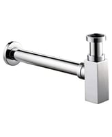 هراب مغسلة (سيفون) كروم مربع