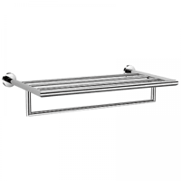 رف منشفة كروم قاعدة دائرية تيفاني / Tiffany