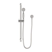 مسطرة دش مع سماعة ولي و كوع اللون النيكل المصقول (...