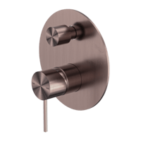 وجه خلاط شاور خطين اللون برونز مصقول مع القلب المد...