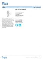 خلاط مغسلة Atlas (Roca)