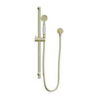 مسطرة دش مع سماعة بمقبض من البورسلين الابيض ومسطرة...