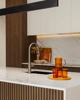 خلاط مطبخ اللون البرونزي المصقول مع لي سحاب (اوبال...