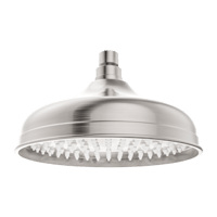 طاسة دش / شاور رأسي 20 سم اللون النيكل المصقول (يو...