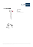 عوامة جنب لسيفون دفن جروهي / GROHE