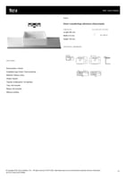 حوض مغسلة فوق الرخام صوفيا 46*41 سم روكا / ROCA