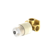 وجه خلاط شاور خط واحد اللون معدني رمادي مع القلب ا...