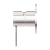 وجه خلاط شاور خط واحد اللون النيكل المصقول مع القل...