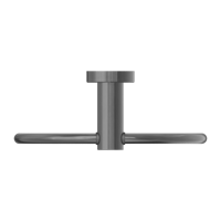 علاقة مناشف دائرية اللون معدني رمادي نيرو / Nero