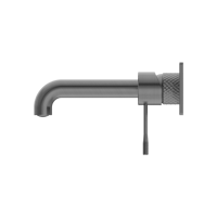 خلاط مغسلة جداري مع قاعدة اللون الجرافيتي مع القلب...