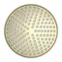 طاسة دش / شاور رأسي 20 سم اللون النحاسي العتيق (يو...