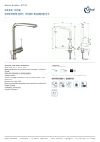 خلاط مجلى كروم (سيرالوك) ايديال ستاندرد / ideal st...