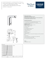 خلاط مغسلة الكتروني كهرباء / موديل يورو سمارت جروه...