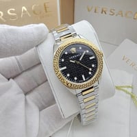 ساعة فرزاتشي ذهبي بفضي اسود