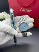 طقم ساعة كاسيو و قلم كارتير سانتوس