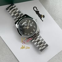 ساعة رجالية شبيهة رولكس ارقام عربي