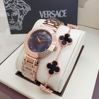 ساعة فرزاتشي روز قولد مع اسورة