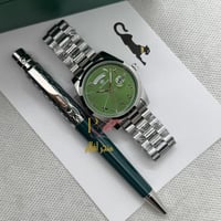 ساعة شبيهة رولكس مع قلم كارتير